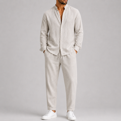 Ensemble_Ete_Homme_Celvoir___Chemise_Col_Montant___Pantalon_Taille_Elastique_0.png