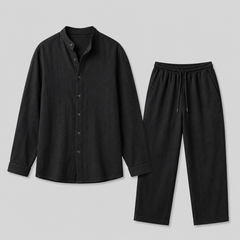 Ensemble_Ete_Homme_Celvoir___Chemise_Col_Montant___Pantalon_Taille_Elastique_2.png
