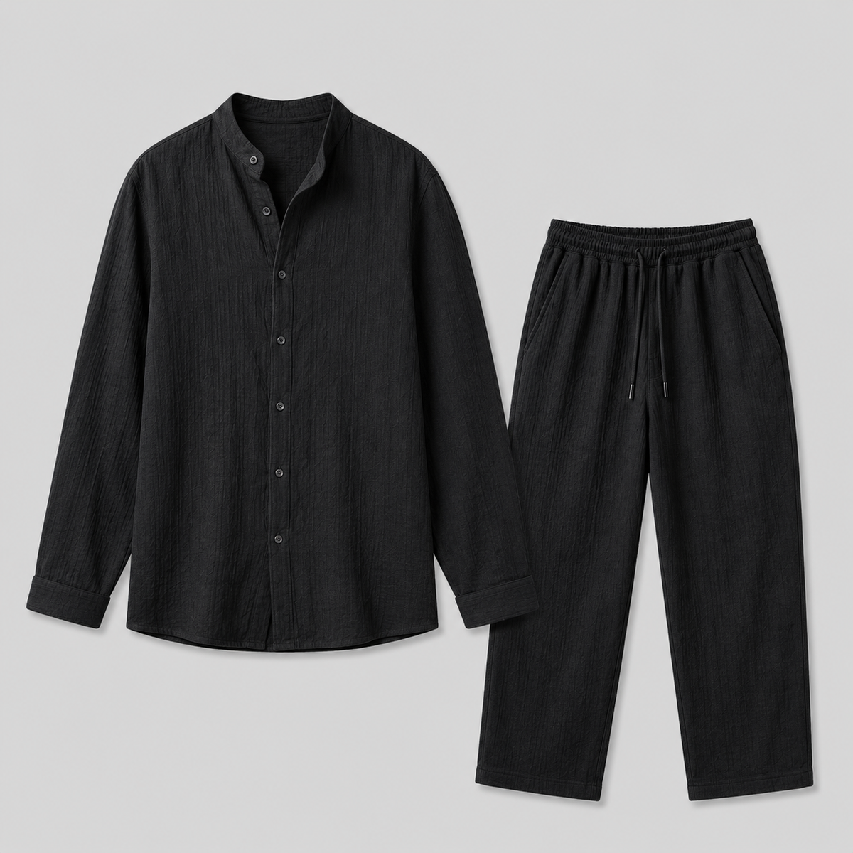 Ensemble_Ete_Homme_Celvoir___Chemise_Col_Montant___Pantalon_Taille_Elastique_2.png
